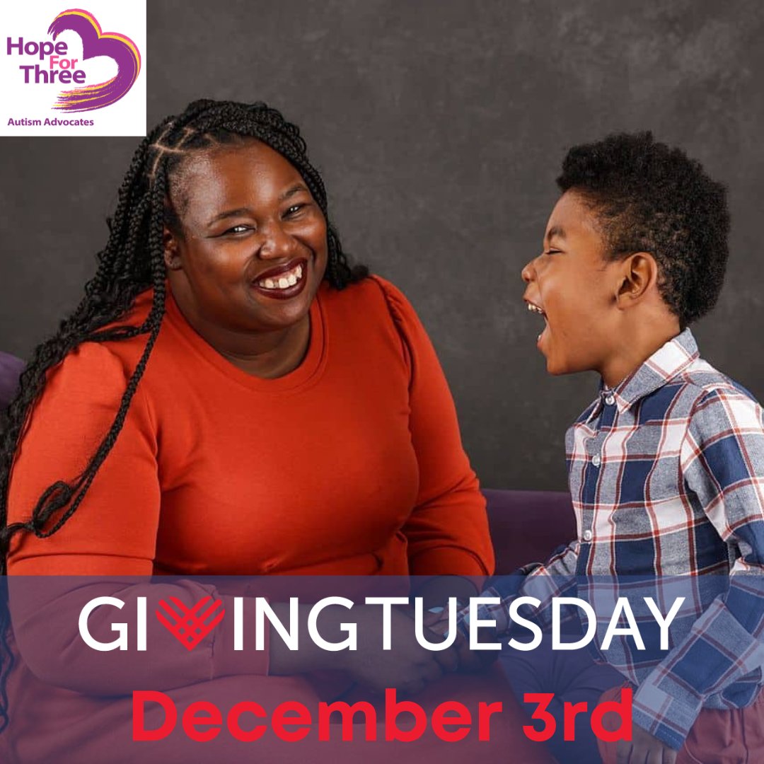 Hope_for_three's tweet image. November is about giving back! Let’s make this Giving Tuesday impactful for families living with autism. 💙 
Join us!
hopeforthree.org/donate/
.
.
.
#hopeforthree #givingtuesday #autismsupport #autismcommunity