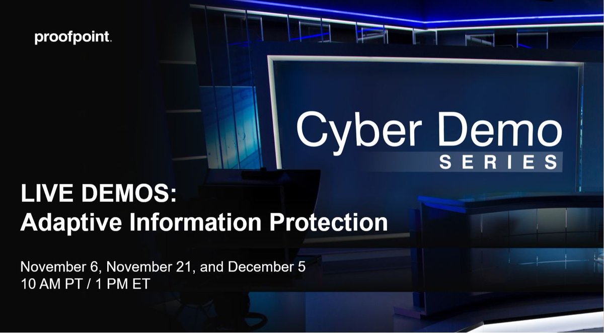 Rather than relying on reactive, manual policies, #security teams need solutions that dynamically identify and mitigate #dataloss and #insiderthreats in real-time. Join us for a live demo series and see our solutions in action. bit.ly/3UIyedJ