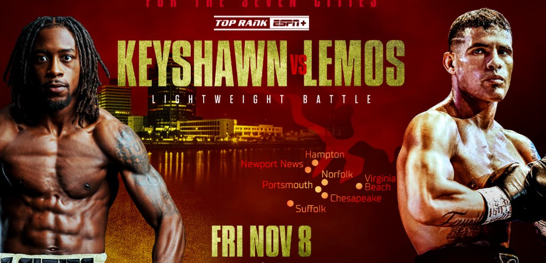 RobNorks's tweet image. 🥊 FRIDAY NIGHT THRILLER 🥊How to watch Keyshawn Davis vs Gustavo Lemos: Date, time, fight card &amp;amp; more info | Goal.com US goal.com/en-us/news/wat…
#keyshawndavis #db3 #lemos #scopearena #boxing #espn #skysportsboxing #norfolk #virginia