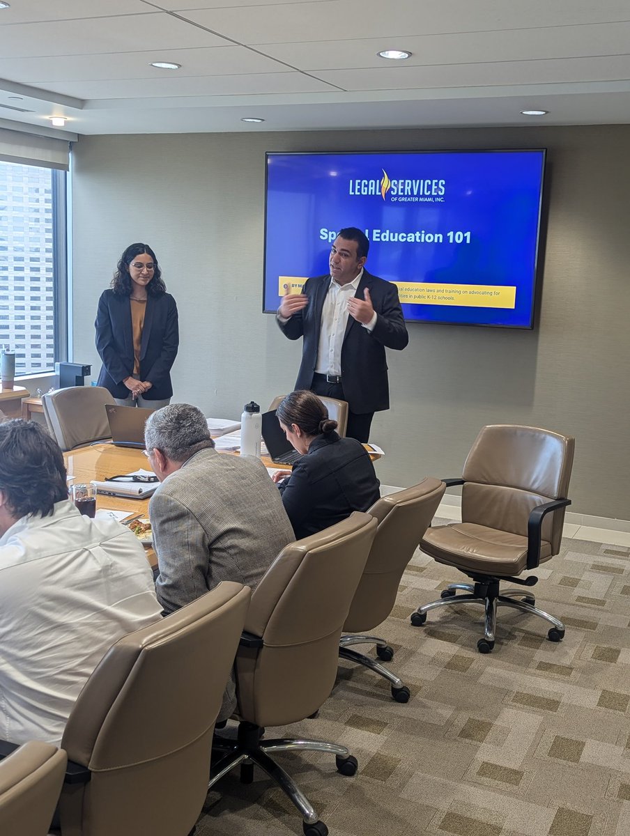 GregBoulos's tweet photo. Yesterday, 20 lawyers learned about special ed to prepare to represent children with autism. Thank you @NelsonMullins for your commitment to the cause. This started as a partnership between @_LSGMI_ and my firm, Shook Hardy. Thrilled to see it expand. #autism #disabilities #law https://t.co/nCjcHSQ6It