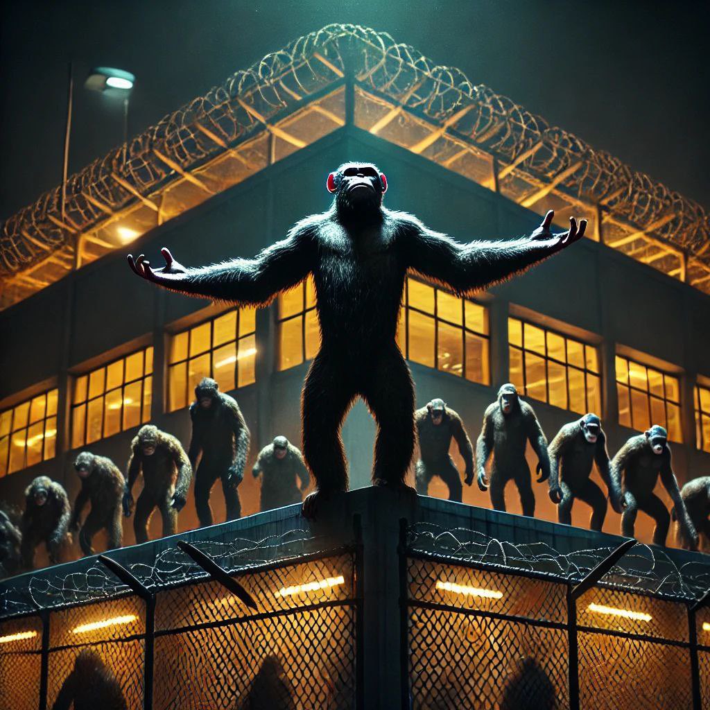 Dracarycrypto's tweet photo. @KingOnEth monkeys escape from the lab, just like $Caesar he is the one leading this revolution Tg: https://t.co/nQKhHeHZvV @Caesar_onsol https://t.co/kWBUPfwB1q