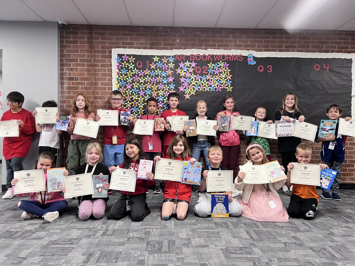 Look at these excellent readers who achieved their AR goal this week!