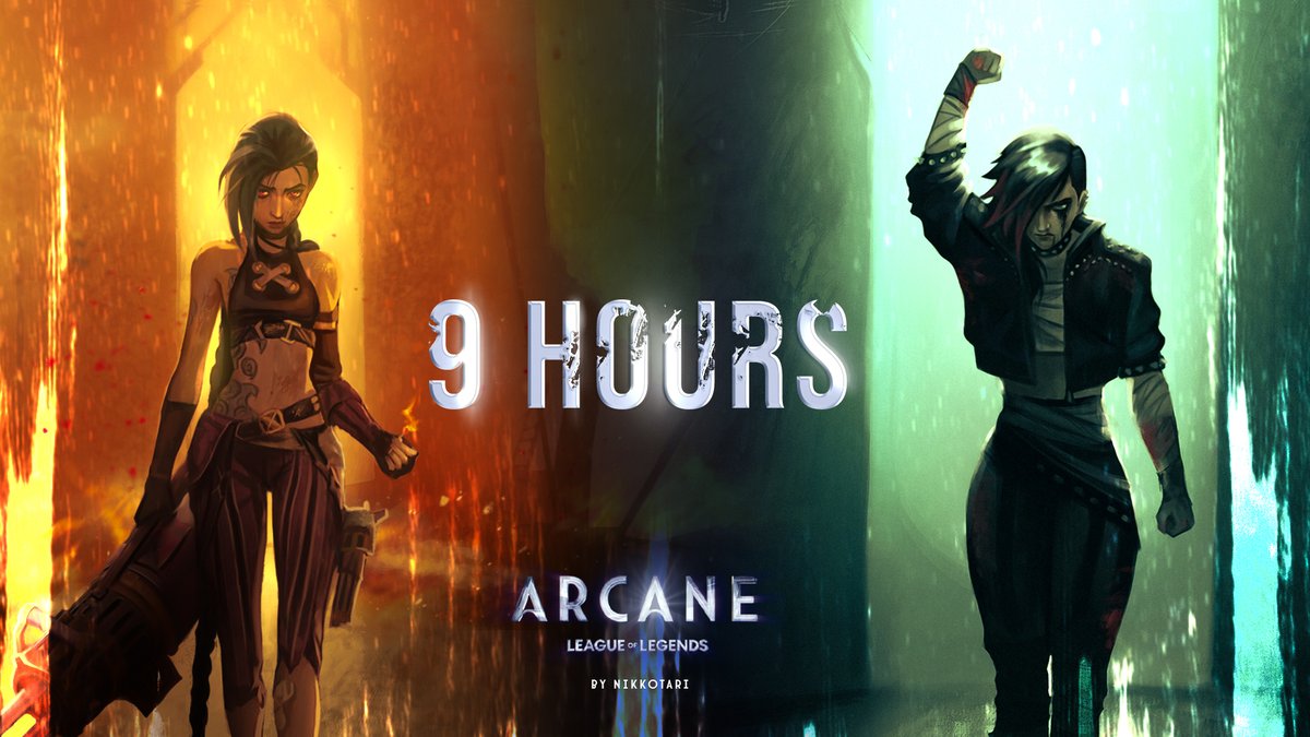 nikkotari's tweet image. 9 HOURS ACTUALLY!!!!!!!!!!!!!!!!!!!!!!!!!!!!!!!!! 😱😱😱
#Arcane