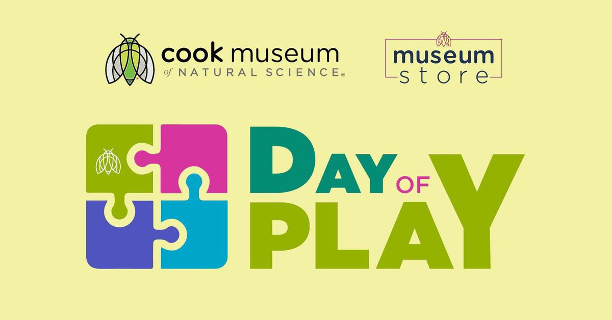 cookmuseum's tweet photo. Everyone needs a Day of Play! Visit the Museum for a fun come-and-go event for children and adults on Saturday, November 23 from 10 am - 2 pm. There will be something for all ages! FREE for Members or with General Admission.

#cookmuseum #lifeisamazing #dayofplay https://t.co/QUSUN70ip5