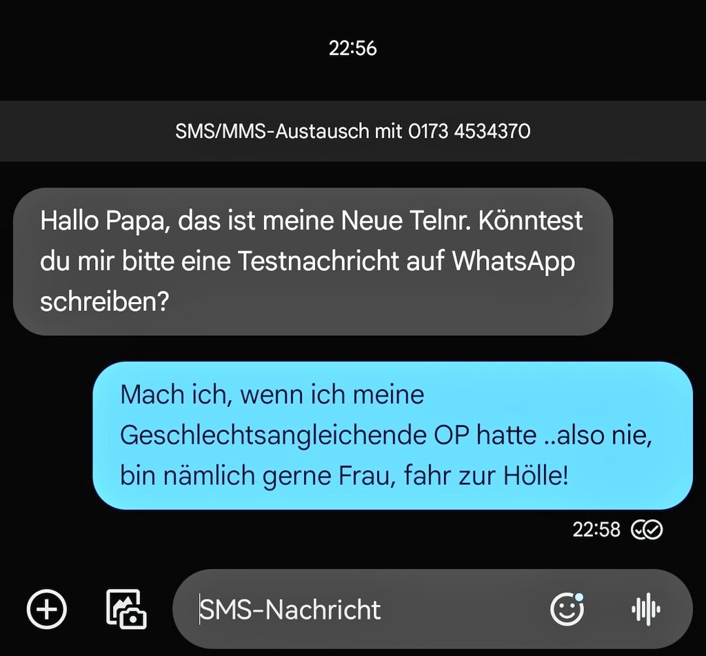 Lone_Somerle's tweet image. Ich Liebs ja diese Wi...er zu verarschen.👹
#spamsms #betrugsmasche #sms
