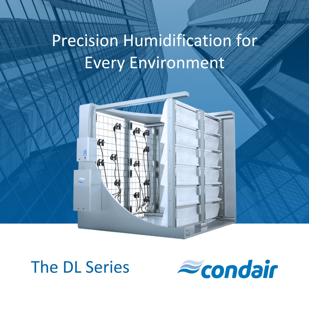 CondairUSACA's tweet image. Our DL Series humidifier is designed for a wide variety of applications!
Discover how humidity can help your business thrive!
#HumidityForABetterLife #Condair #HumidityControl #IndustrySolutions #Technology #HVAC