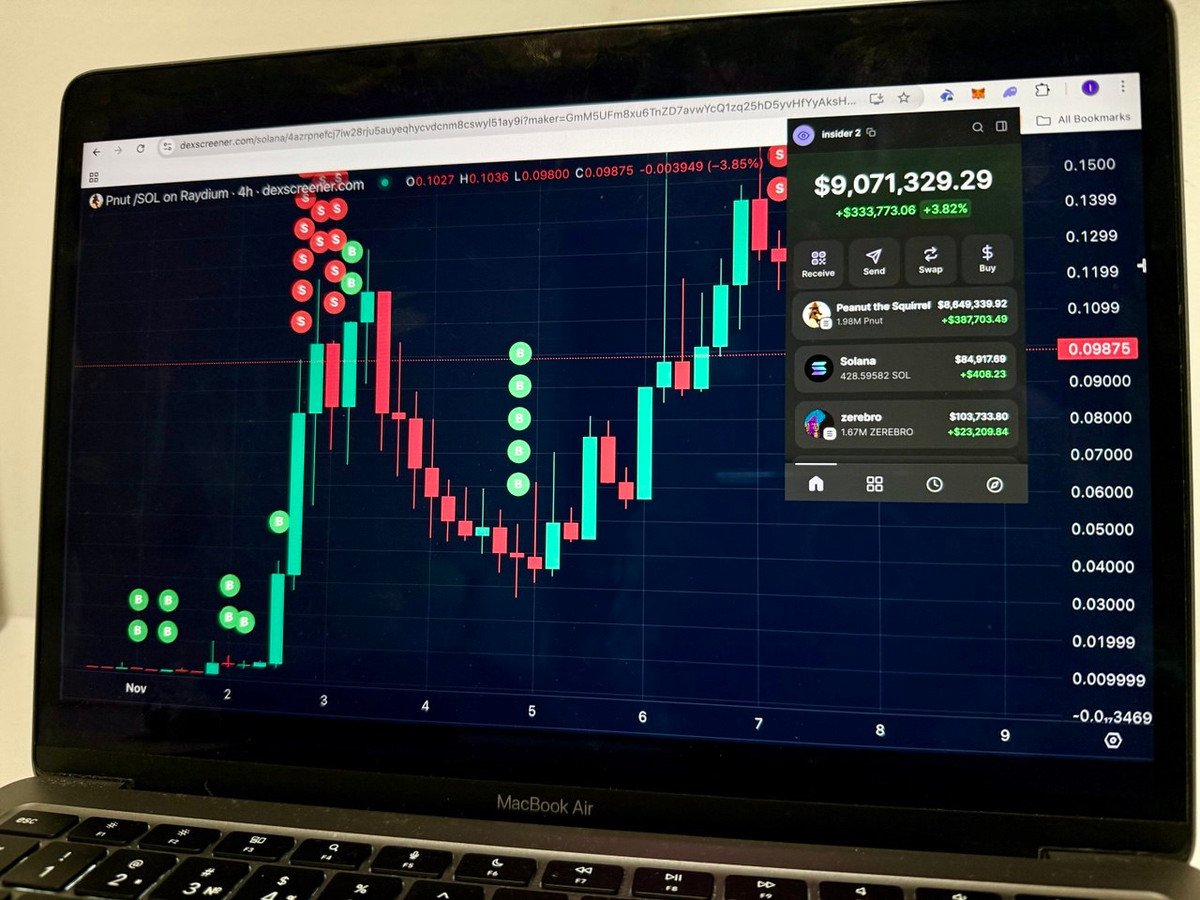 DefiTokyo's tweet image. COPYTRADING will make you rich this cycle.

Whales made millions on insider info trading.

10 biggest aped into $PNUT,  it's your chance to follow

Others charge $5k for info like this, I share it for free

Dive into $PNUT whales that will make you a millionaire 🧵