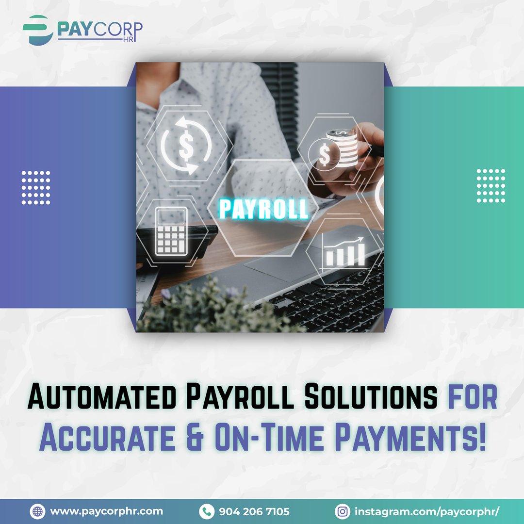 Paycorphr's tweet photo. Tired of payroll headaches? 
Paycorp HR’s automated payroll solutions ensure your employees are paid accurately and on time, every time. Our system also helps you stay compliant with payroll regulations and gives you access to detailed reports.
#PayrollSolutions #AccuratePayments https://t.co/D6TPksvEDU