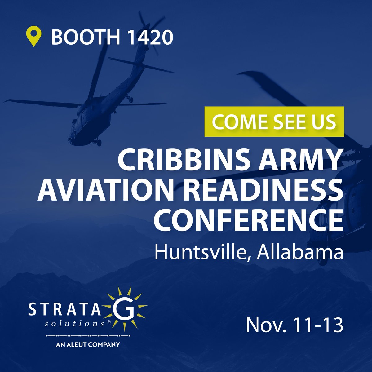 It's almost time for the AAAA Cribbins Readiness Conference taking place November 11-13, 2024, at the Von Braun Center in Huntsville, AL.  

This is a two-and-a-half-day, in-person event that supports the entire Army Aviation Enterprise. The Conference attracts aviation traine...