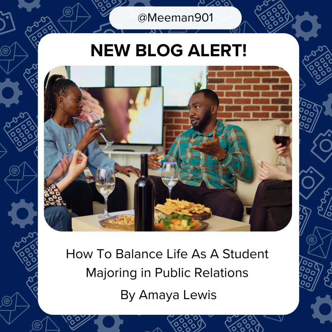 Meeman901's tweet photo. Check out our latest blog post by visiting the link in our bio to learn more about how to manage your time!

#meeman901strategies #gotigersgo #publicrelations #UniversityofMemphis https://t.co/3J0mr8cyhE