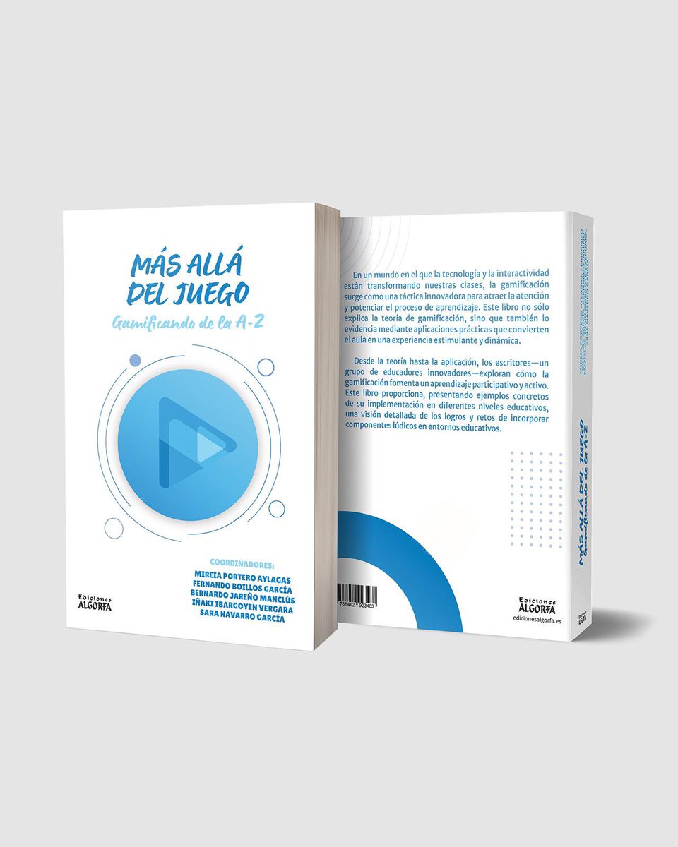 Extra, extra… 🔝libro hecho por profes para profes. Si eres un amante de la gamificación y el aprendizaje lúdico este libro te va a encantar. “Más allá del juego…Gamificando de la A a la Z” estará disponible muy pronto. Gracias a los 20 profes que han participado. 🙌