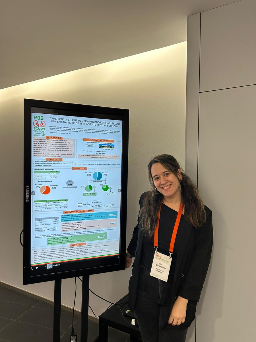 claracenteno8's tweet photo. Les nostres companyes Letícia de Verdonces i @SilviaCuadrench a la sessió de pòsters, moderant i presentant la nostra experiència en l’ús de biomarcadors en el diagnòstic de CaP. Moltes felicitats! #27SimposiSCU @scurologia @UroTauli https://t.co/KJyd0VK2xY