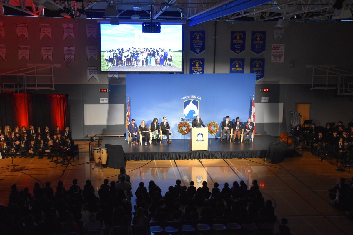 SouthridgeNews's tweet photo. This morning, our school community came together for a meaningful Remembrance Day assembly. Students, faculty, and honoured guests shared music, reflections, singing, and poetry. Lest we forget. #sridge

https://t.co/UKYEVs4kAA https://t.co/UyGG7zXLh2