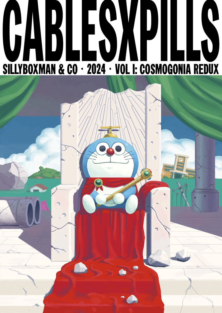 Variant cover for my latest zine 🩵