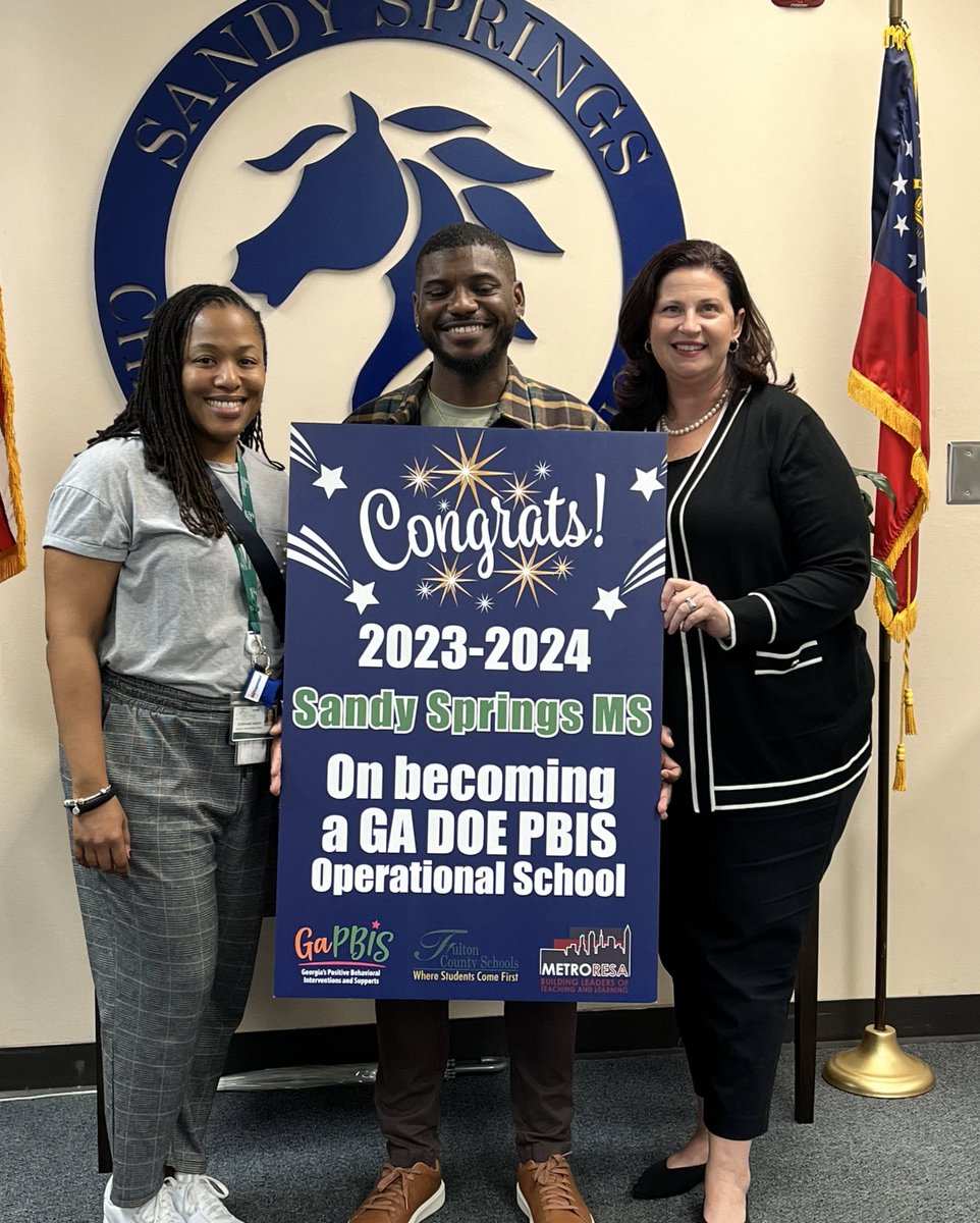 Congratulations Sandy Springs MS! #OPERATIONAL