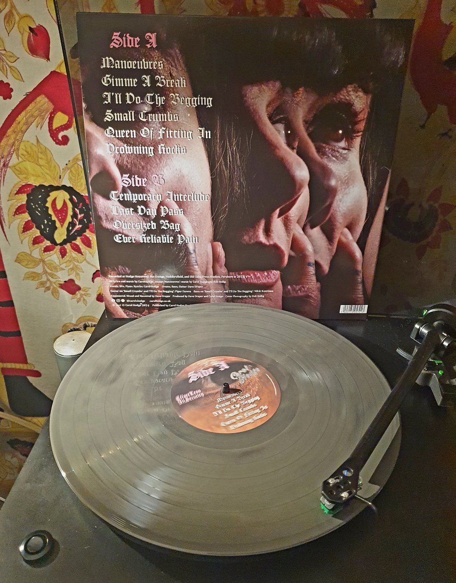 First spin of this new (unreleased) offering from the amazing <a href="/carolxhodge/">Carol Hodge</a> tonight and blown away. Darker, more brooding and heavier than I anticipated, I love it 🖤 Comes with added wizardry from <a href="/voltadave/">Dave Draper</a>