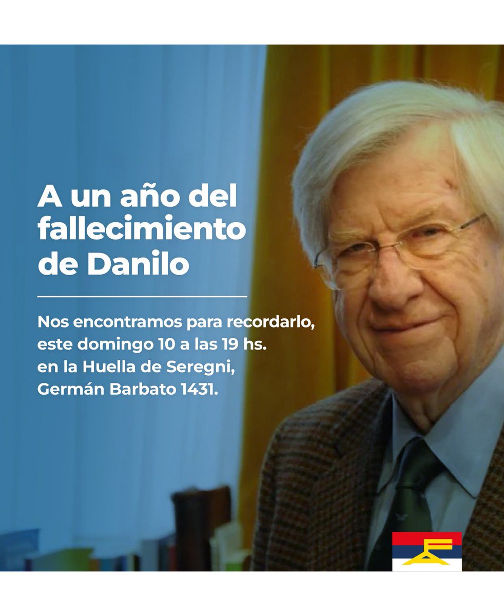 Danilo le cambió la vida a las y los uruguayos.

Luchador incansable, frenteamplista profundamente comprometido con la reducción de la pobreza y la desigualdad. 
Histórico dirigente y entrañable compañero.

En el primer aniversario de su partida física recordamos a Danilo y a sus