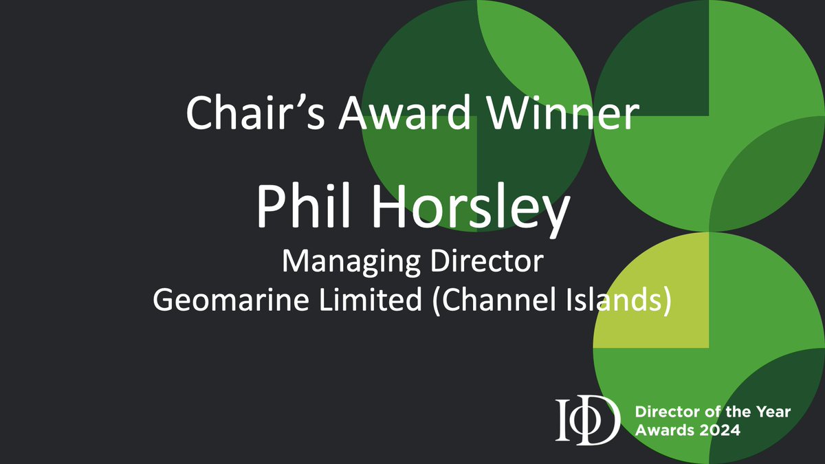 Our final award this evening is the Chair's Award and the winner is...