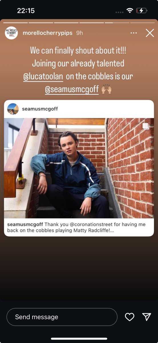 Chris McGoff (@chrismcgoffmanc) on Twitter photo #SeamusMcGoff #CoranationStreet #SeamusMcGoff #CoranationStreet