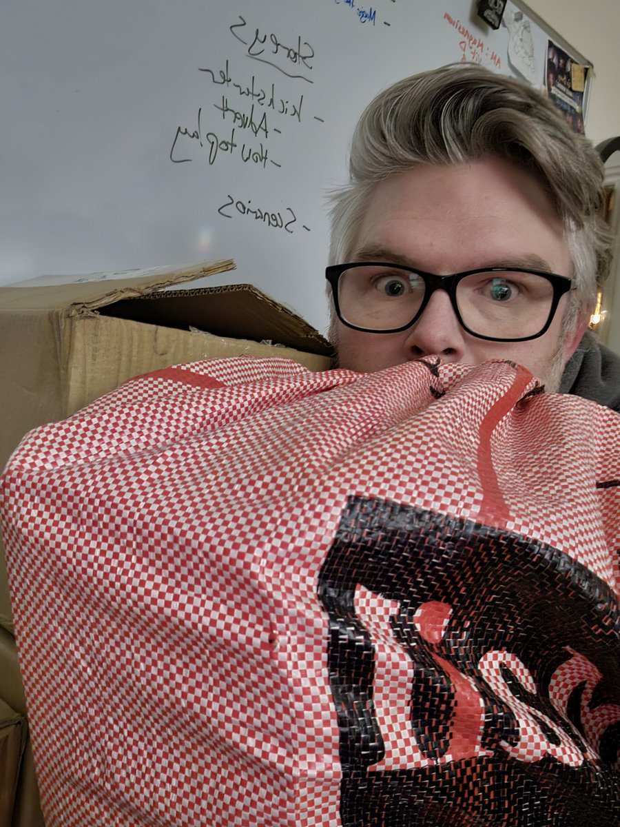 Another day, another bag full of packages! 

We've now shipped 77% of all pledges, 309 of you have a Dice Hard winging it's way to you right now!

91 left to go! Can't wait for all of you to get yours! 

This is a surreal and brilliant experience, shipping our first game.