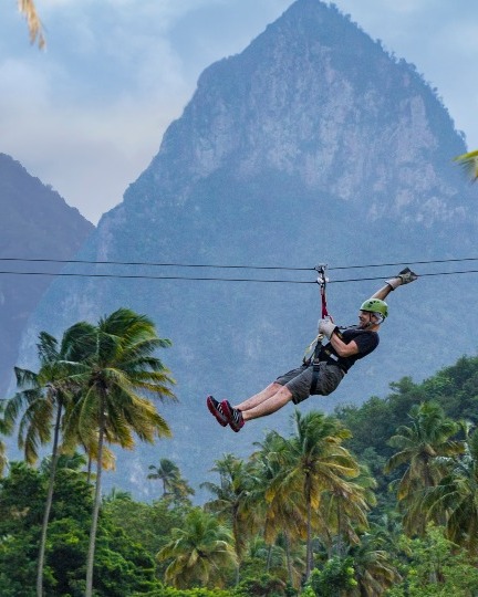 Explore the rainforest with ATV tours, ziplining, and nature trails. Adventure awaits in #SaintLucia.

#TravelSaintLucia #LetHerInspireYou #Caribbean #Travel