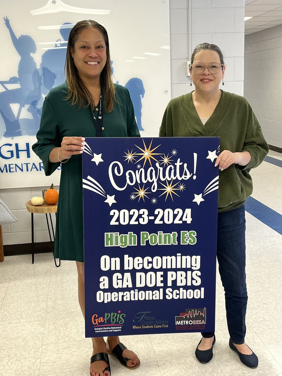 Congratulations High Point ES! #OPERATIONAL