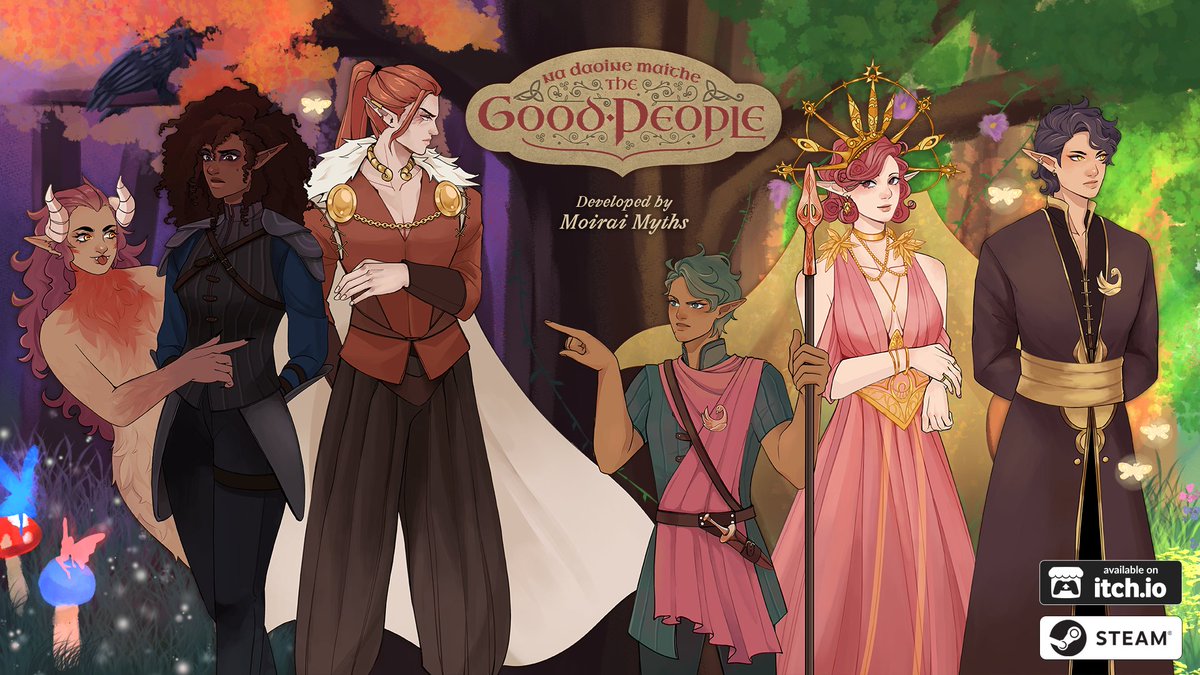 We've got some magic, mystery, and 💚romance💚 coming up in the next, very late night stream
Joined by <a href="/McMorganTheMerc/">Morgan McMorgan - Highland Chieftain Vtuber 🇵🇸</a> as always, "The Good People" returns with the awaited romance routes tonight!
#ENVtuber #vtuber