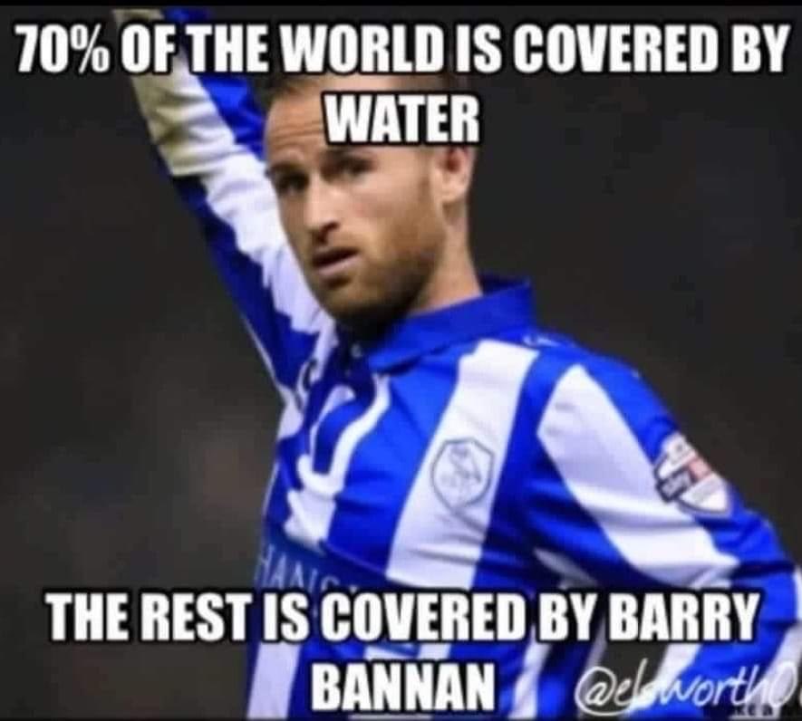 Roll on Sunday , We’ve Got Barry Bannan , The Goat 🦉🦉Enough Said 😘😘