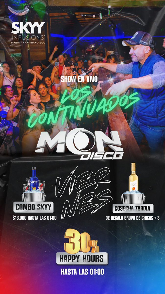 VIERNESSSS 🥰 MOON
❤️ LOS CONTINUADOS ❤️

💥 S O R T E O💥

✅ 1 Vale de 150MIL 😳
✅ 1 Vale de $60.000😍
✅ 3 COMBOS SKYY
✅ 2 COSECHAS 🥂
✅ 2 BALDES CORONA 🍻

Dale...
🔁Rt
❤Fav
✅ @ a dos amgxs