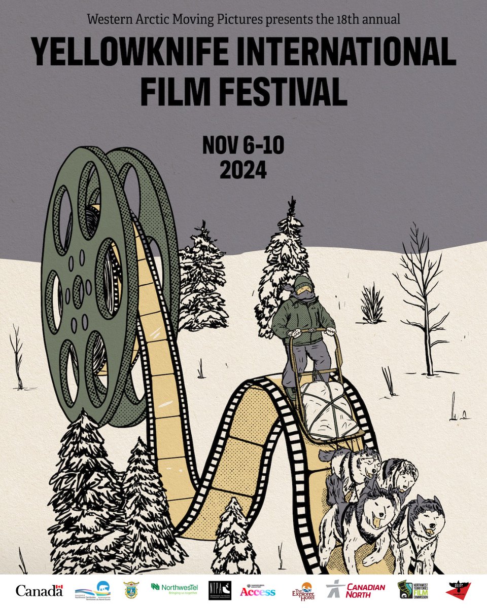 CKLBRADIO's tweet image. Locally produced #Indigenous/regional films are hot draws at #Yellowknife International Film Festival, w/ Sunday night’s #Northern Life shorts compilation sold out. Encore show added for Tuesday night. #NWT #YKIFF2024 wamp.ca/2024-film-fest…