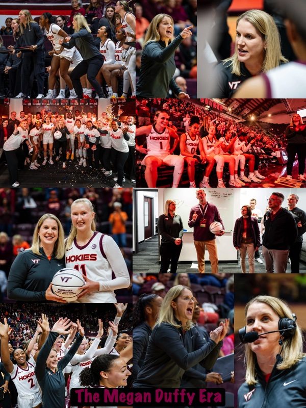 The Megan Duffy Era has begun! <a href="/CoachMeganDuffy/">Megan Duffy</a> <a href="/HokiesWBB/">Virginia Tech Women's Basketball</a>
