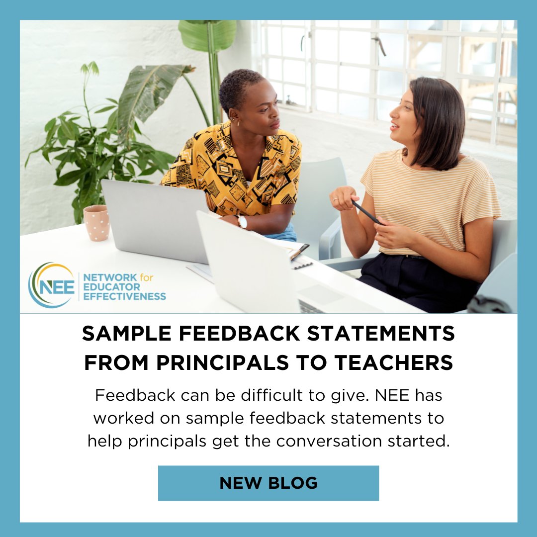 NEEAdvantage's tweet photo. By providing tailored feedback after classroom observations, principals not only support teachers in honing their craft but also create a culture of continuous learning. https://t.co/7HTDQ5FidW https://t.co/C9bOGoJHYM