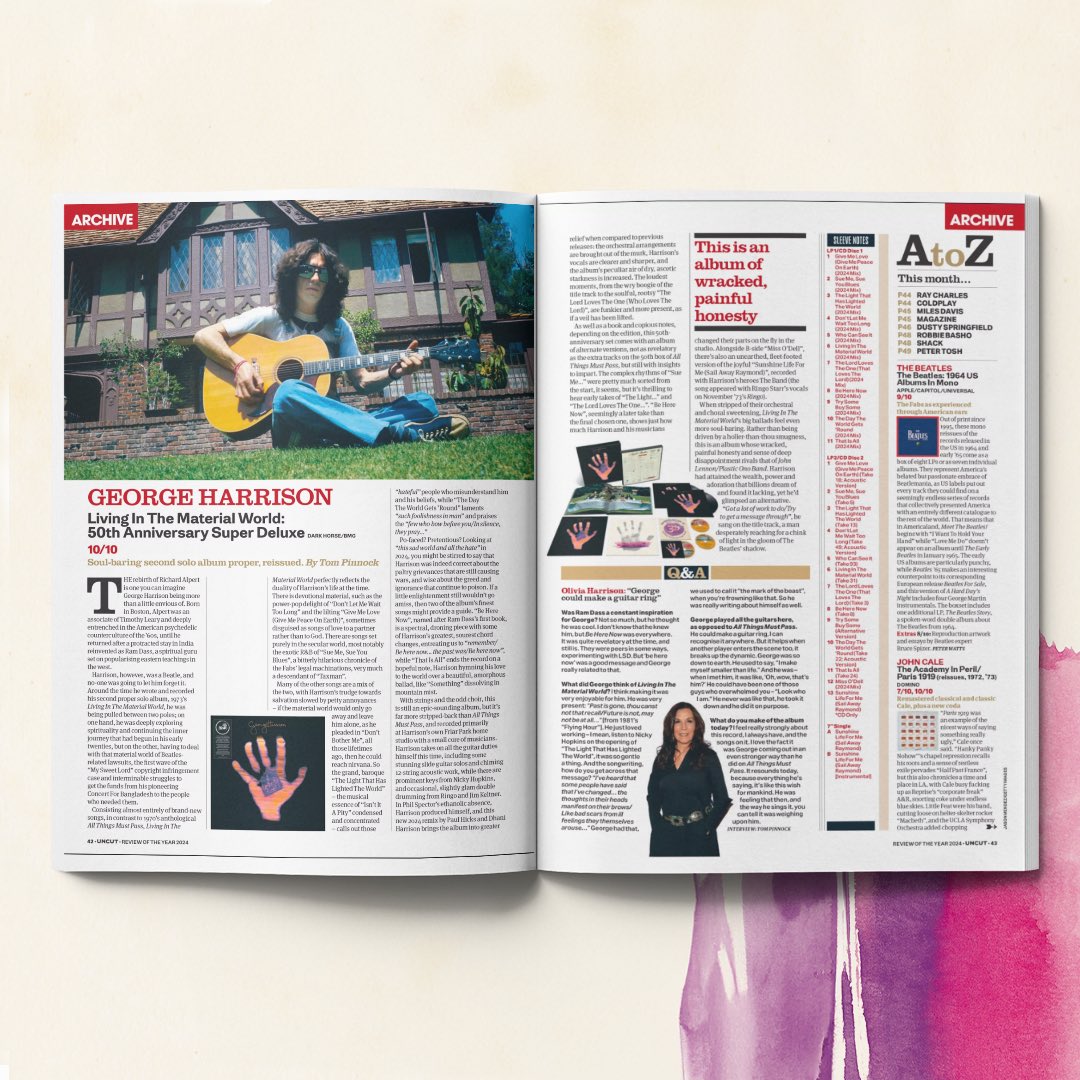 This new 2024 remix by Paul Hicks and Dhani Harrison brings the album into  greater relief…the orchestral arrangements are brought out of the murk,  Harrison's vocals are clearer and sharper, and the, image size:1080x1080