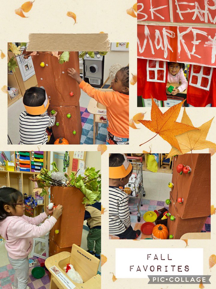 TheRichmondPrek's tweet photo. The leaves are falling and #Autumn is calling🍂 at #120stuyvesantplace as 3k compares and contrasts different changes they notice in their farmers market #dramaticplay #harvest #trees #falltime @TheRichmondPrek @EdeleWilliams @Natalie_Iacono @CSD31SI @DOEChancellor @DocPalton https://t.co/o4JF7qPdYP