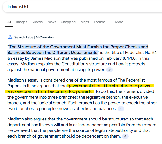 FrogNews's tweet photo. They asked him what his favorite Federalist Paper was.
It may well have been a plotted attempt to trip him up.. but the Gov was geniunely excited to get the question, and proceeded to go into an explanation as to why 51 was so important..
We will never see another like him. https://t.co/4NinHsl2zf