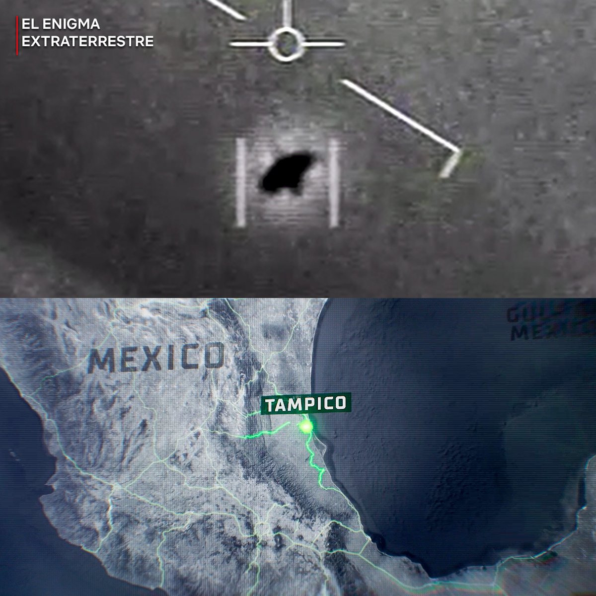 NetflixLAT's tweet photo. ¿SÍ HAY ALIENS EN TAMPICO? 👀👽 Ahorita les digo, voy a ver el episodio 3 de ‘El enigma extraterrestre’ para descubrirlo. https://t.co/tOQwhqpmlh