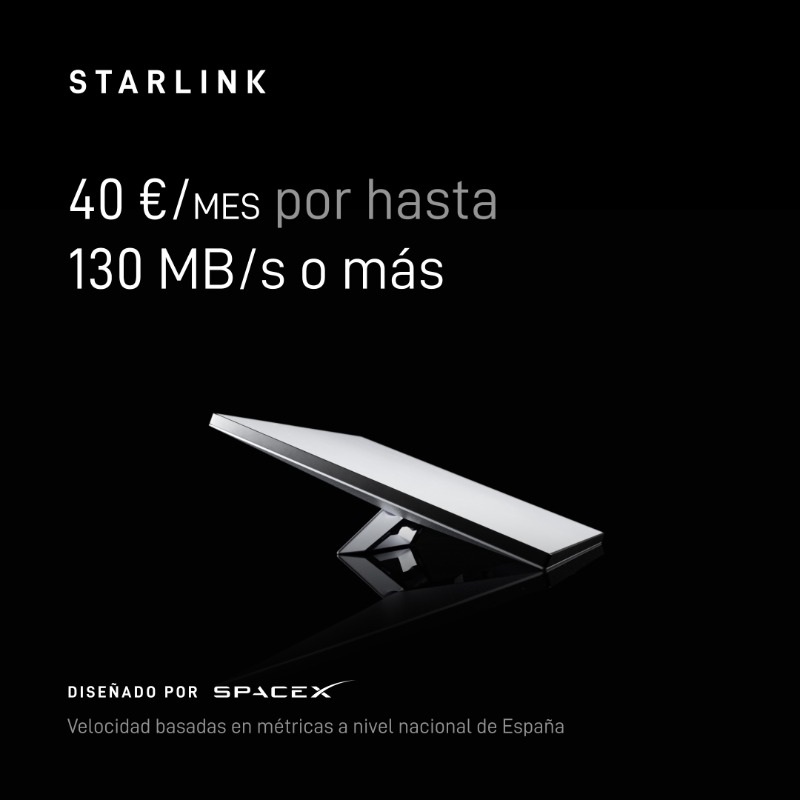 Starlink's tweet photo. ¡Starlink Mini ya está disponible en España!
Haz tu pedido en línea en menos de 2 minutos