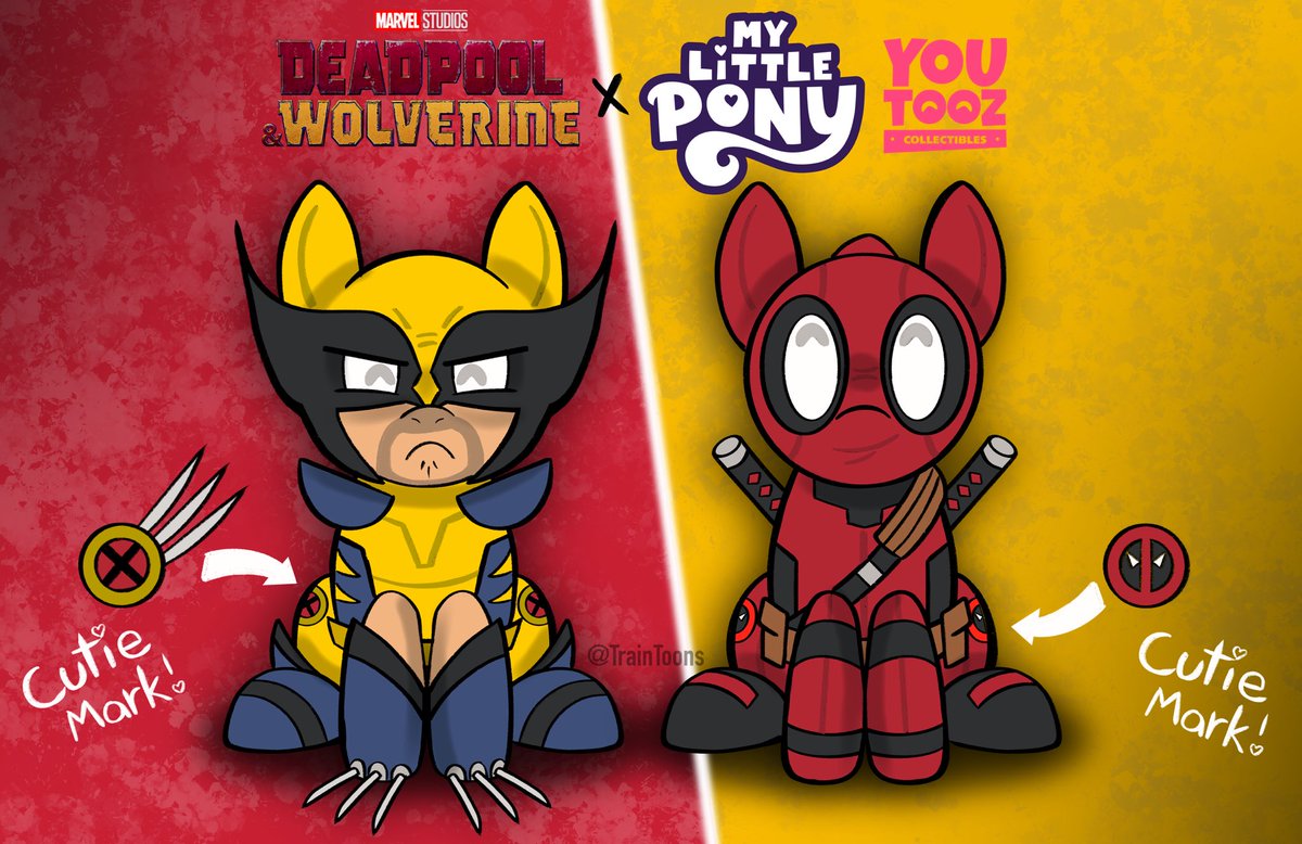 I’m making an educated wish for Deadpool and Wolverine but…pony?! #mlptooz