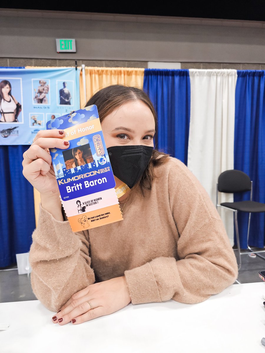 samhime_'s tweet image. I don&apos;t think words can even express how much this means to me 😭 

@brittbaron thank you for being you and for bringing so much life into my favorite character of all time ❤️  Us Tifa stans are lucky to have you!