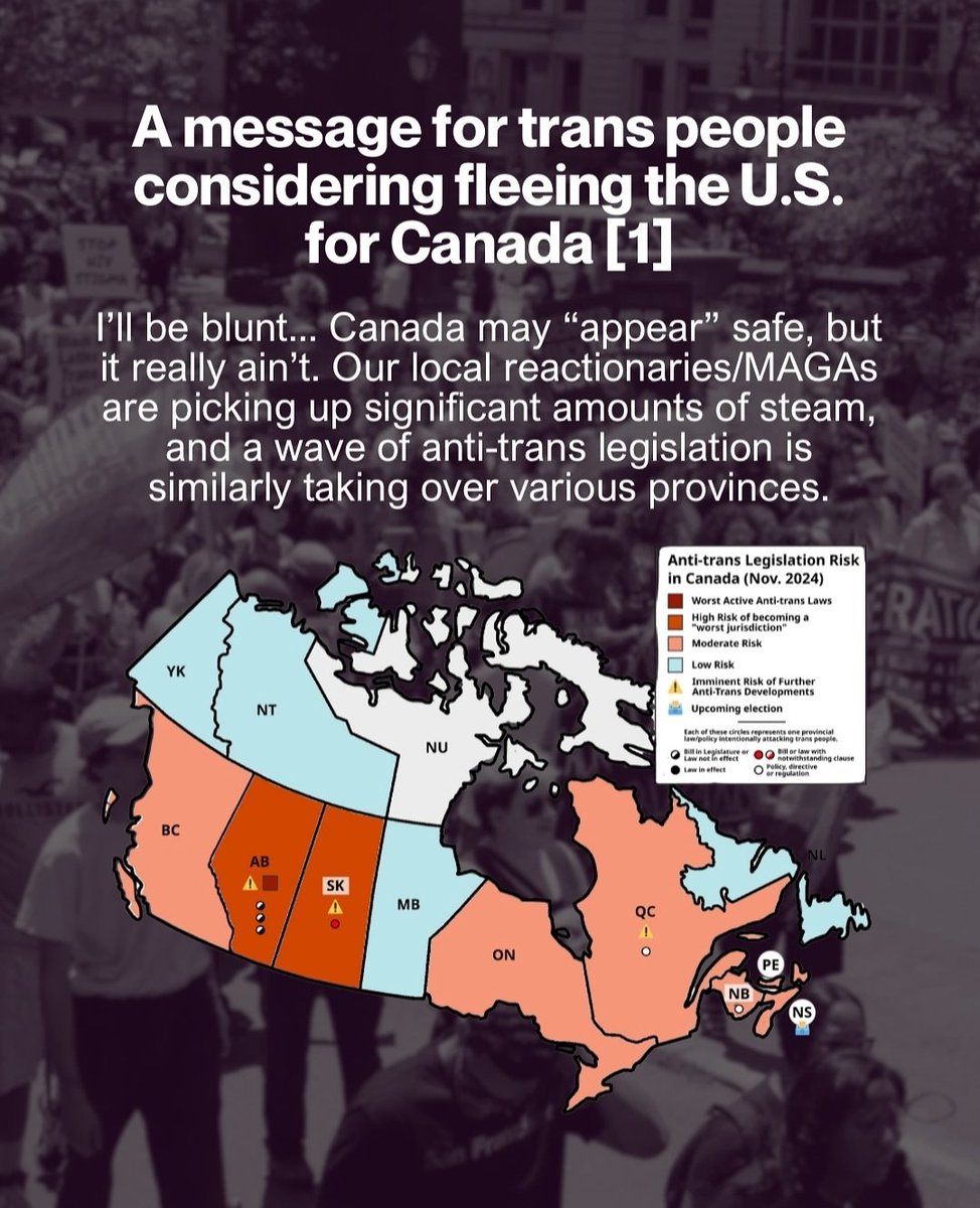 Just sharing this here for those considering a move to Canada. Link to full 🧵 by @/celestetrianon on IG in reply.