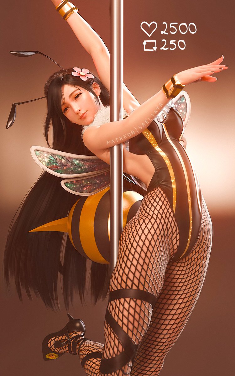 Sreliata's tweet image. Tifa Strip Game 💛