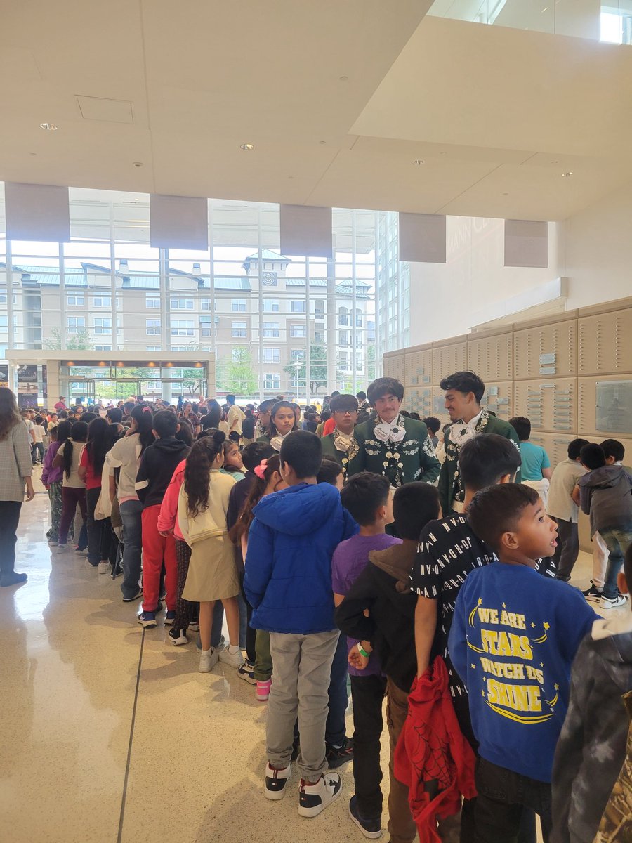 jhcoker956's tweet photo. Today, our RACD bilingual students had the amazing opportunity to visit the @EisemannCenter & sing along to Disney’s Encanto! 🎶 I ❤️ making them smile as Mirabel 🌸 A magical experience filled with joy & connection for all of us! #RACD #BilingualEducation #EncantoMagic @RISDMET https://t.co/AYMGrPsOv5