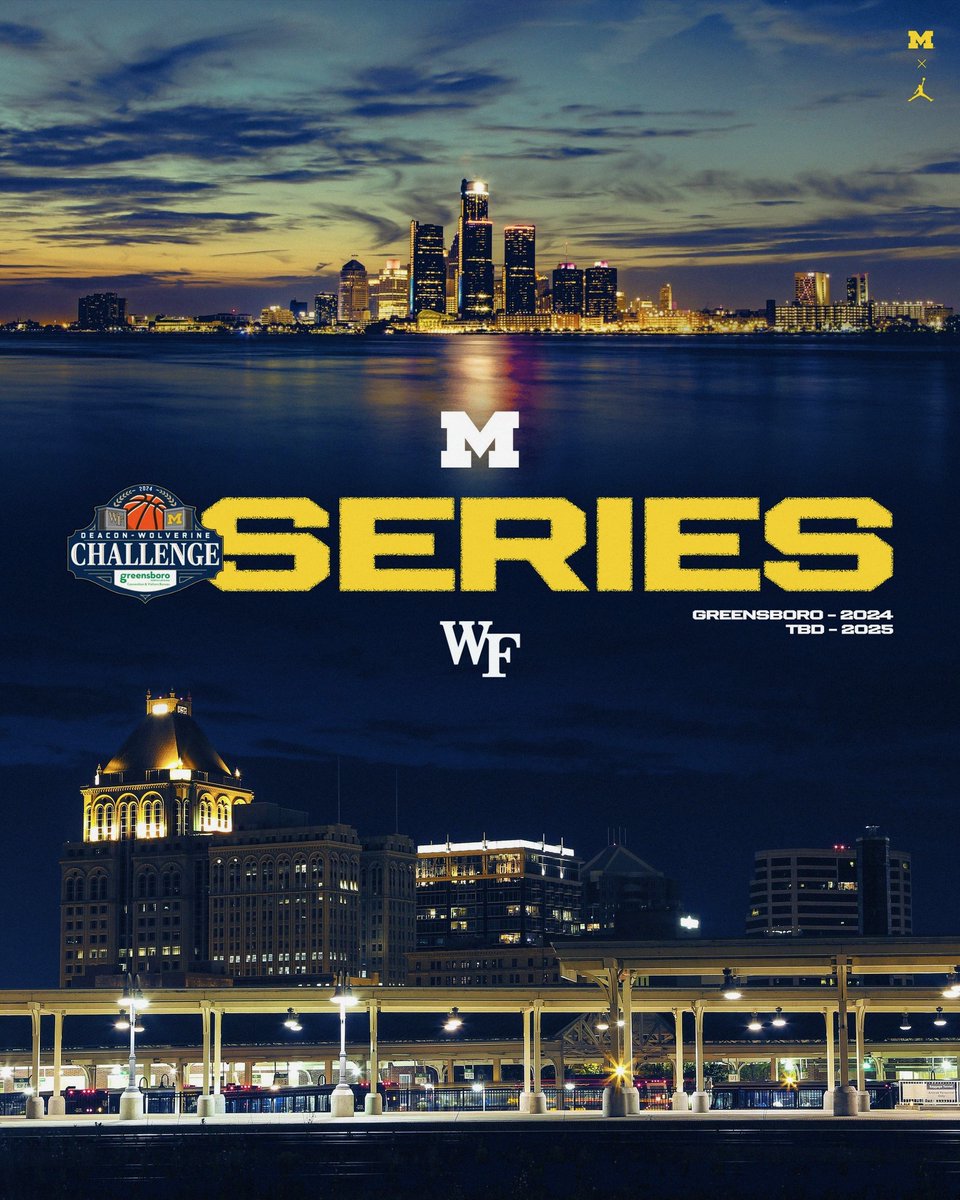 TriadWolverines's tweet photo. It’s a big weekend for Triad Wolverines!
🏈 Saturday watch party at Fishers Grille
🏀 Sunday at the Greensboro Coliseum for the Deacon-Wolverine Challenge @umichbball
〽️ #GoBlue https://t.co/Lih3XB0q7m