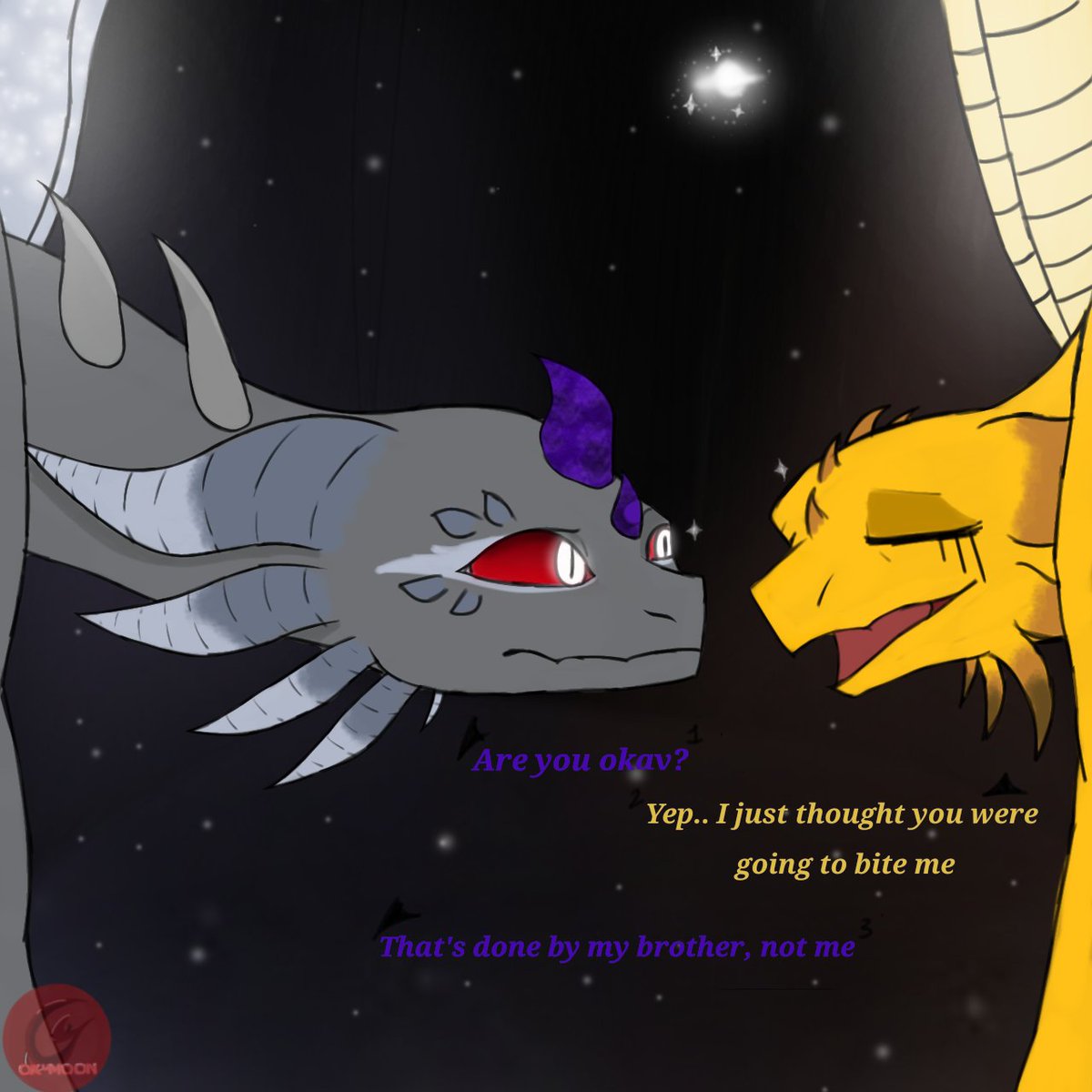 Oxymoon229333's tweet photo. A gift for a friend, those who follow me on Instagram will understand

#extrihindora #oc #kajius #fanart #fandom #art #kingghindorah https://t.co/y0ZDbLI9EJ