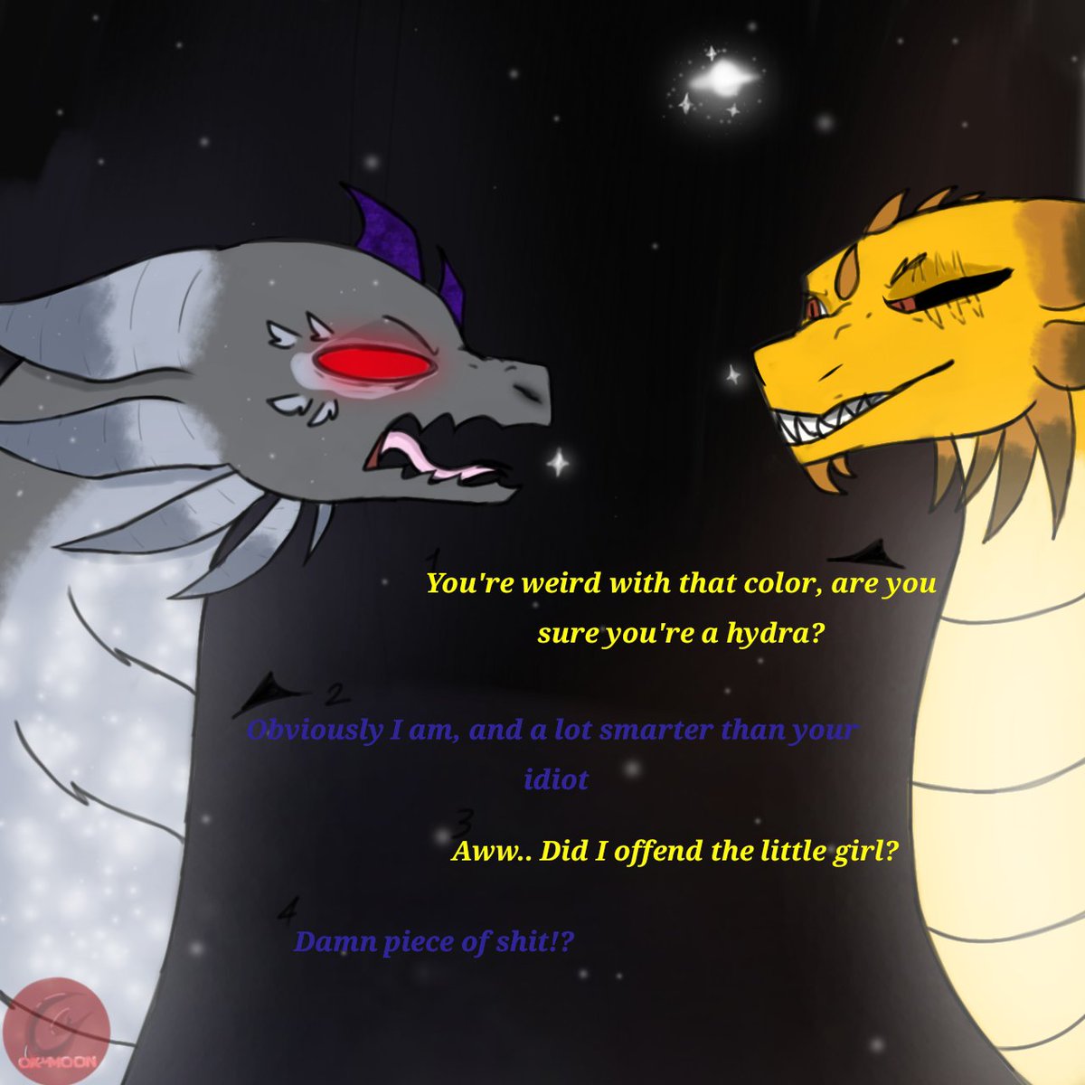 Oxymoon229333's tweet photo. A gift for a friend, those who follow me on Instagram will understand

#extrihindora #oc #kajius #fanart #fandom #art #kingghindorah https://t.co/y0ZDbLI9EJ