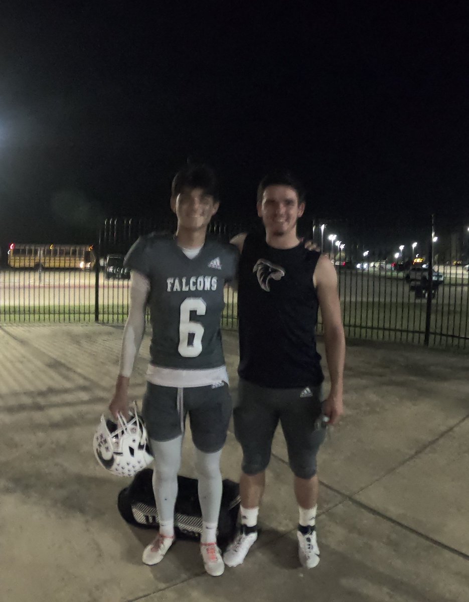 ericminyard's tweet image. Once a Falcon always a Falcon! Jacob and Walter Kilgore meeting up with their new teams as the Cornell Rams traveled to U of Chicago. #PTN