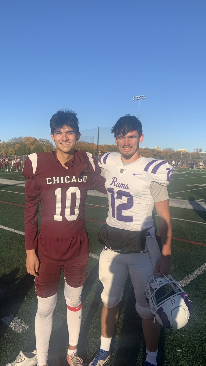ericminyard's tweet image. Once a Falcon always a Falcon! Jacob and Walter Kilgore meeting up with their new teams as the Cornell Rams traveled to U of Chicago. #PTN