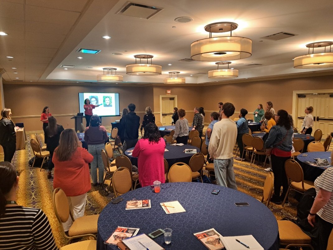 campbellartsoup's tweet image. Thanks again to @AMLE #middlelevel teachers who stopped by my sessions today! It was fun to share and connect! #amle24