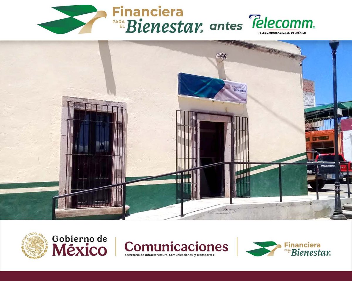 FinabienMex's tweet photo. Conoce nuestra sucursal de #Atolinga, Zacatecas.
Aquí podrás:
-Retirar efectivo✅
-Pagar servicios del hogar✅
-Cobrar tus remesas✅
- Recargar tiempo aire y mucho más.✅
Ubica la más cercana en: 
https://t.co/i2pAMd44R8
¡L@s esperamos! https://t.co/JvUq3CfSqr