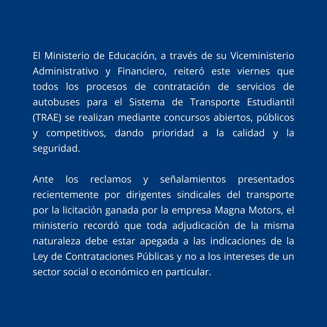 Ministerio Educación RD tweet media